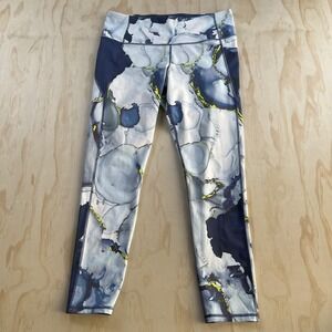 Under Armour HeatGear Leggings Womens XL Multicolor Tie Dye Ankle Yoga Gym Wear